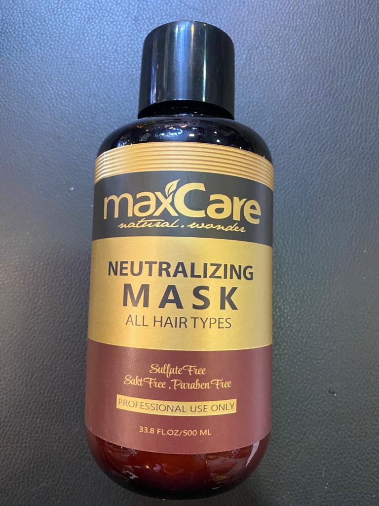 ماسک موی کراتینه شده مکس MAXCARE اصل | بدون سولفات | 500 میل  (داخل حمام با آبکشی)