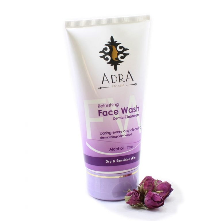 ژل شستشوی صورت آدرا مناسب پوست های خشک و حساس حجم 150 میل Adra Refreshing Face Wash Gel For Dry And Sensitive Skin 150 ml