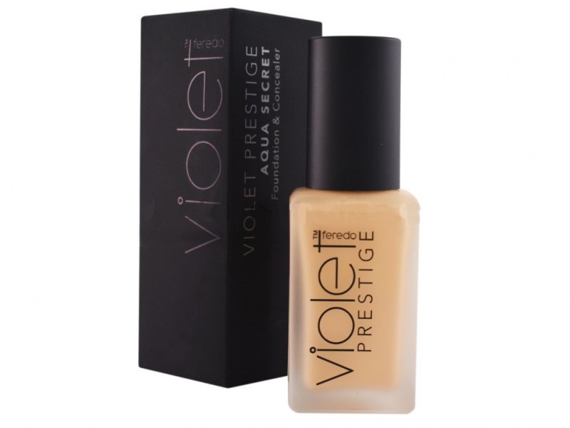 کرم پودر مات ویولت S59 مدل Violet Aqua Secret Foundation