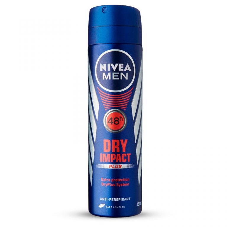 اسپری مردانه Dry Impact Plus نیوا 150 میل Nivea Dry Impact Plus Deo Spray For Men 150ml