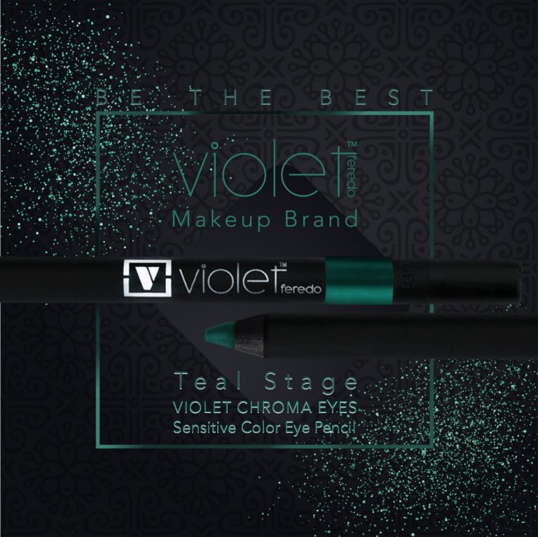 مداد و سایه چشم ویولت رنگ سبز Violet eye pencil مدل Choroma