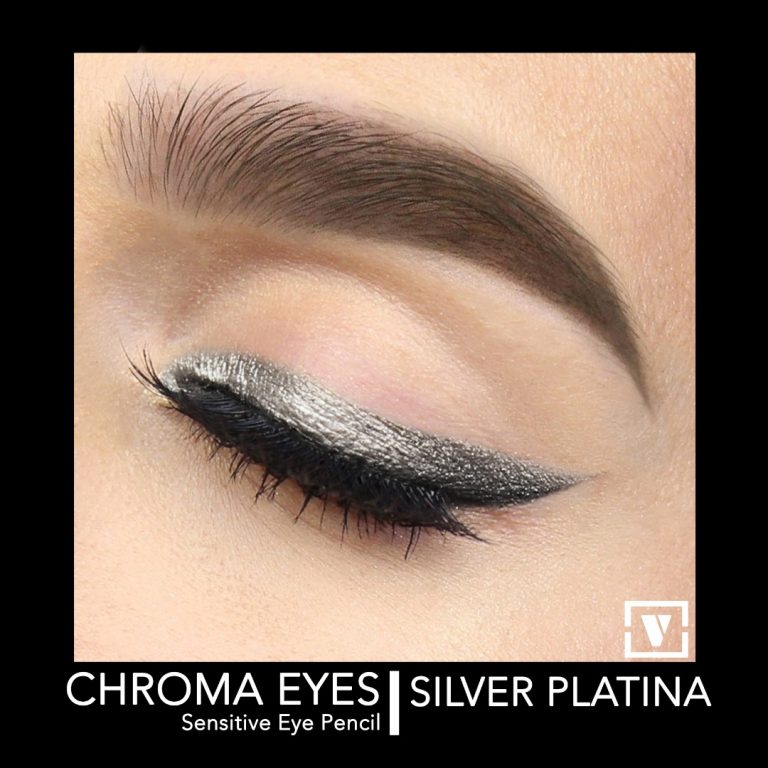 مداد و سایه چشم ویولت رنگ نقره ای مدل Choroma