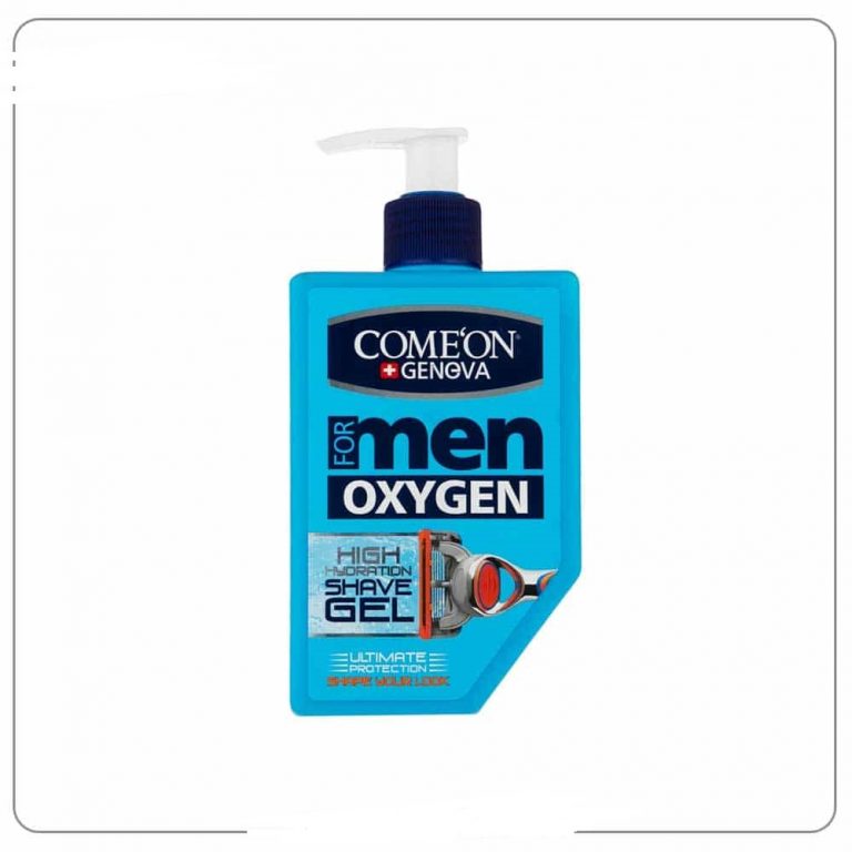 ژل اصلاح مردانه پمپی کامان مدل Oxygen حجم 260 میلی لیتر Comeon Shave Gel Oxygen Men 260ml