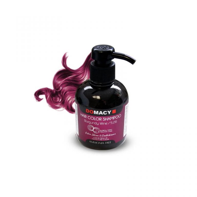 شامپو رنگساژ دوماسی حجم 300 میل شماره 5.26 (شرابی بورگاندی) Domacy Hair Color Shampoo 300ml-5.26