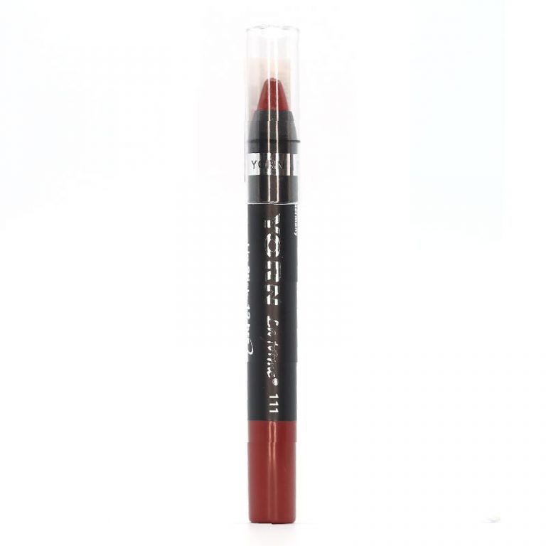 رژ لب مدادی ضد آب ١٢ ساعته یورن شماره 111 Yorn Super Waterproof & Long Lasting Lipstick