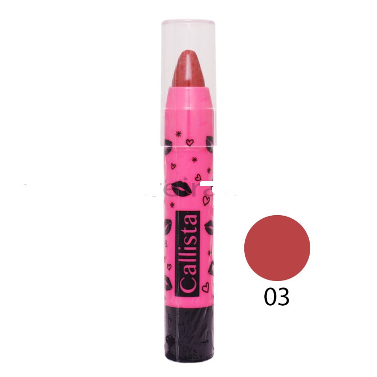 رژ لب مدادی سکرت بایت کالیستا شماره 03 Calista pencil lipstick