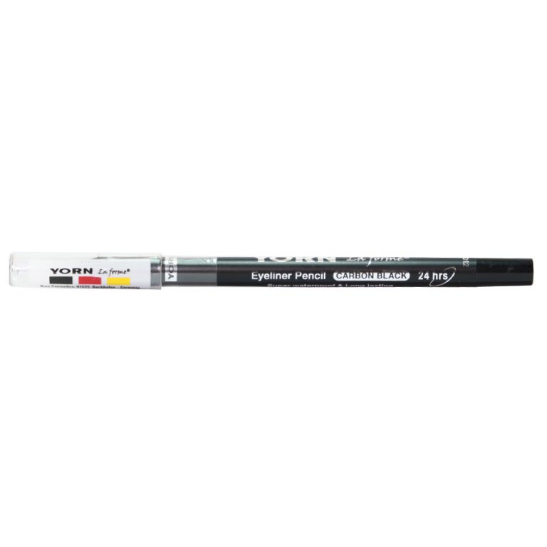 مداد چشم 24 ساعته یورن مدل Carbon Black 24H Eye Pencil