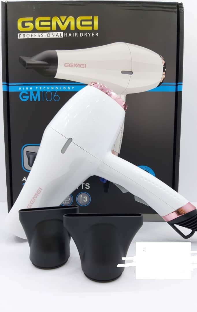 سشوار حرفه ای مدل GM106 جیمی Gemei Hair Dryer GM106
