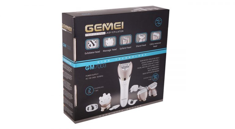 اپیلاتور 5 کاره جیمی مدل GEMEI GM-7003 Gemei GM-7003 5 in 1 Professional Lady Epilator