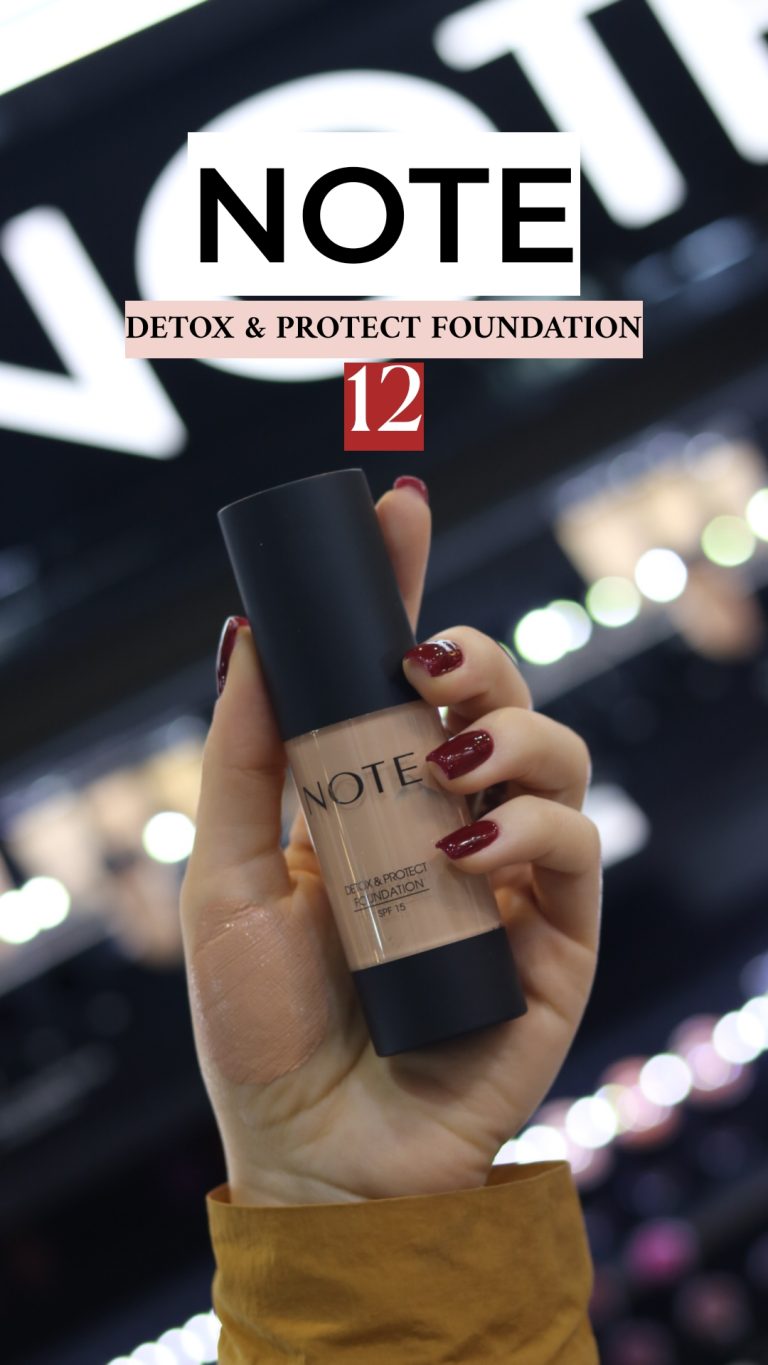 کرم پودر محافظت کننده نوت مدل Detox & Protect مناسب انواع پوست حجم 35 میل